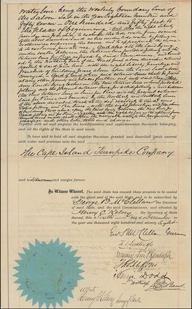 Lot #347 George B. McClellan: As Governor of New Jersey - Image 5