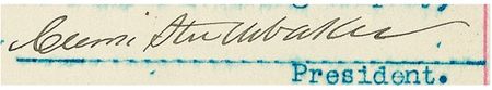 Lot #283 Clement Studebaker Signed Document - Image 1