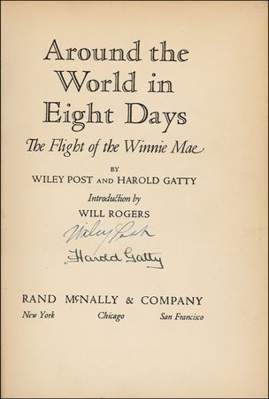 Lot #457 Wiley Post and Harold Gatty Book - Image 1