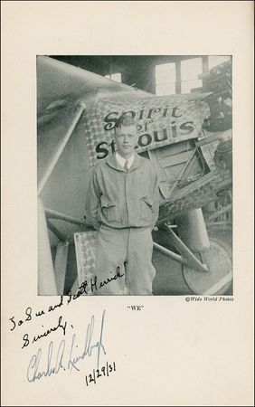 Lot #447 Charles Lindbergh: ?The famous flier?s own story? - Image 1