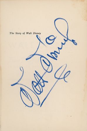 Lot #565 Walt Disney Book - Image 1