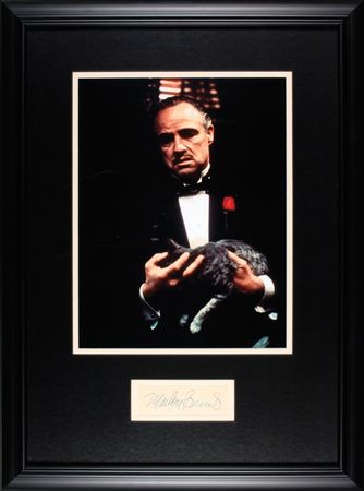 Lot #831 Marlon Brando Signature - Image 1
