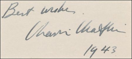 Lot #847 Charlie Chaplin and Jackie Coogan Signature - Image 2