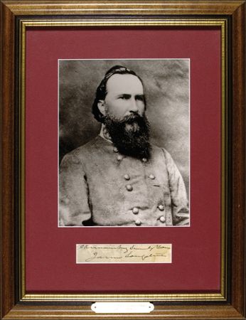 Lot #343 James Longstreet Signature - Image 1