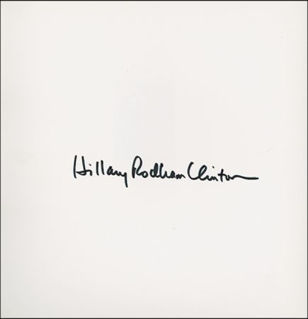 Lot #29 Bill and Hillary Clinton Group Lot - Image 1