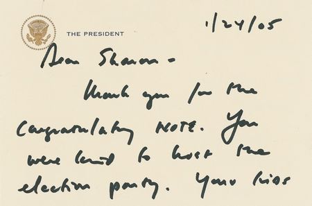 Lot #11 George W. Bush: Very scarce George W. presidential ALS - Image 2