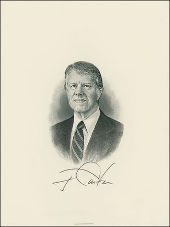 Lot #12 Jimmy Carter Engraving