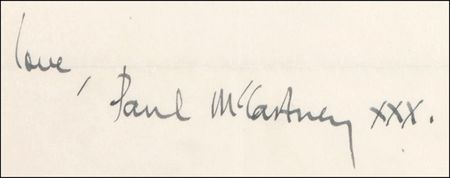 Lot #617 Beatles: McCartney, Paul: 1963: “Thanks also for the congratulations on the chart positions of Please Please Me’” - Image 2