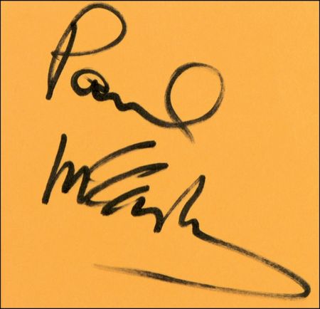 Lot #618 Beatles: McCartney, Paul Signature - Image 2