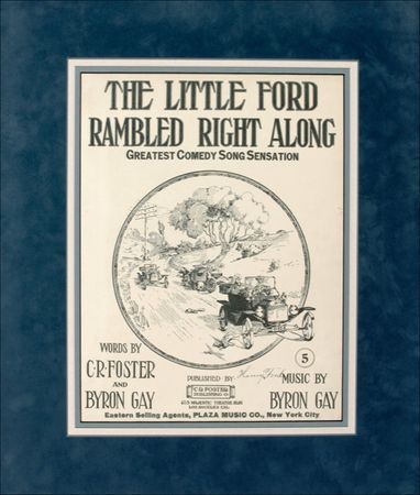 Lot #217 Henry Ford: A tune for Tin Lizzie: The auto magnate signs a Ford-related novelty song sheet - Image 1
