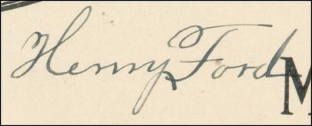 Lot #217 Henry Ford: A tune for Tin Lizzie: The auto magnate signs a Ford-related novelty song sheet - Image 2