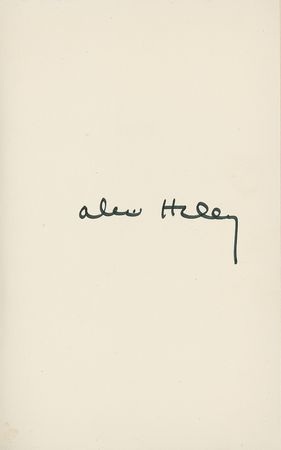 Lot #498 Alex Haley Book - Image 1