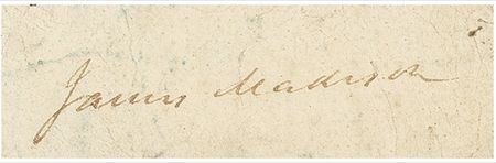 Lot #90 James Madison Signed Document - Image 2