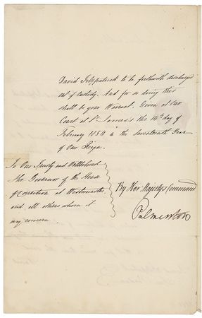Lot #291 Victoria Signed Document - Image 2