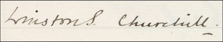 Lot #187 Winston Churchill Guest Register - Image 2