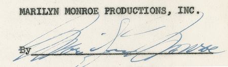 Lot #1020 Marilyn Monroe: “SHOWGIRL”—AND BUSINESSWOMAN: Marilyn puts up a copy of The Prince and the Showgirl as security - Image 4