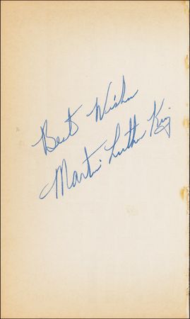 Lot #248 Martin Luther King, Jr: Why We Can’t Wait: King signs his landmark civil rights text - Image 2