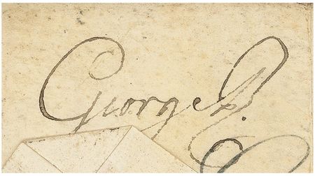 Lot #226 George III Signed Document - Image 2
