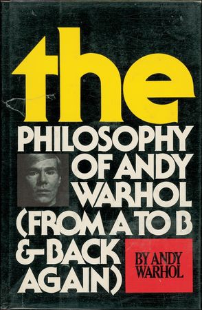 Lot #553 Andy Warhol Book - Image 2