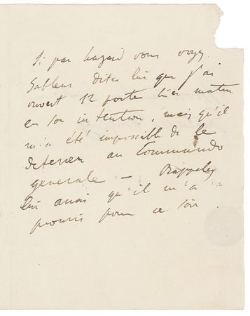 Lot #699 Franz Liszt: Preparations for ?tomorrow?s celebration at La Scala? - Image 2