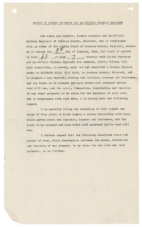 Lot #154 Harry S. Truman Signed Document - Image 1