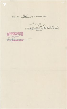 Lot #154 Harry S. Truman Signed Document - Image 2