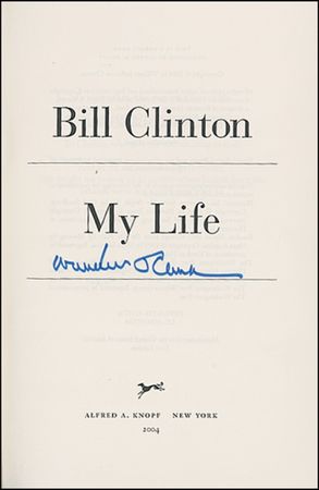 Lot #22 Bill Clinton Book