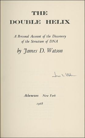 Lot #252 James D. Watson Book - Image 1