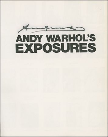Lot #472 Andy Warhol Book - Image 1