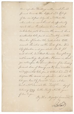 Lot #171 George III: The war on poverty, eighteenth-century style - Image 2