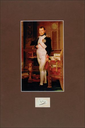 Lot #296 Napoleon Signature - Image 1