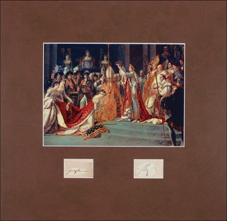 Lot #297 Napoleon and Josephine Signature - Image 1