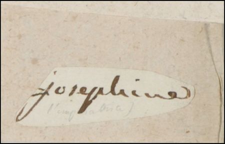 Lot #297 Napoleon and Josephine Signature - Image 3