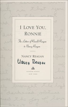 Lot #105 Nancy Reagan Book - Image 1