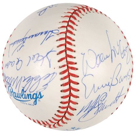 Lot #957 Baseball: 500 Home Run Club Baseball - Image 2