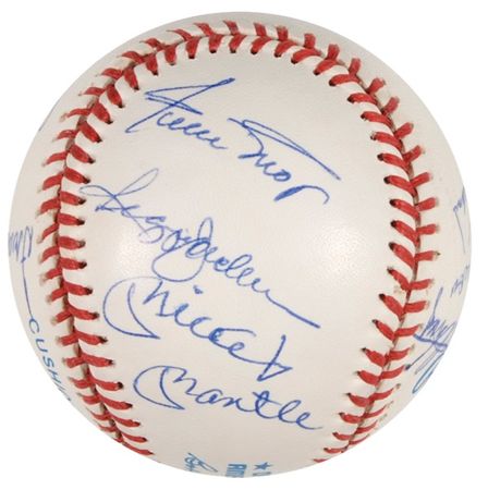 Lot #957 Baseball: 500 Home Run Club Baseball - Image 3