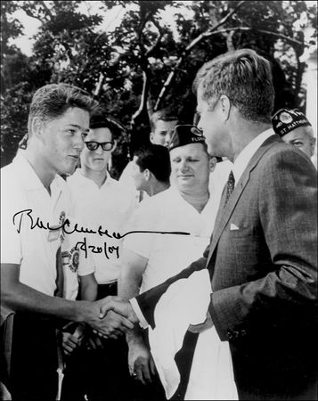 Lot #25 Bill Clinton Signed Photograph