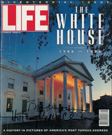 Lot #32 Bill and Hillary Clinton Magazine