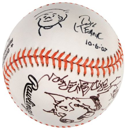 Lot #481 Cartoonists Baseball - Image 1