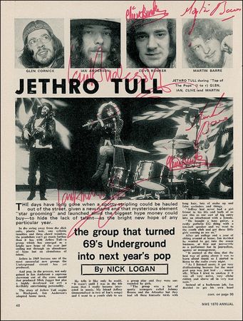 Lot #642 Rock and Roll: SOUNDS OF THE TIMES: 1970 rock and roll annual with more than 50 signatures, including BONHAM, MOON, and JAGGER - Image 6