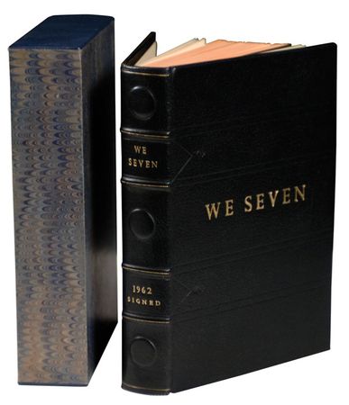 Lot #370 Moonwalkers: SPACE SYMPOSIUM: We Seven signed by more than 30 astronauts, including all twelve moonwalkers - Image 1