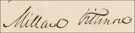 Lot #46 Millard Fillmore: ?THIS MOURNFUL EVENT?: Fillmore sends condolences upon the death of an infant prince - Image 4