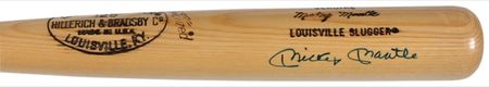 Lot #1232 Mickey Mantle: ‘The Mick’ signs his stick - Image 2