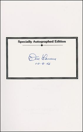 Lot #1214 Don Larsen Book - Image 1