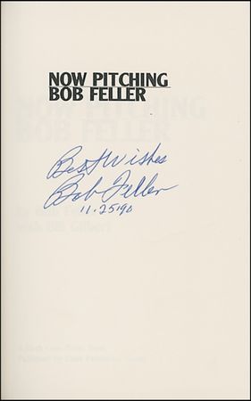 Lot #1100 Bob Feller Book - Image 1