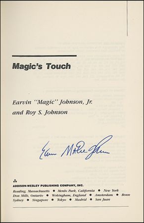 Lot #1188 Magic Johnson Book - Image 1