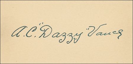 Lot #1401 Dazzy Vance Signature - Image 2