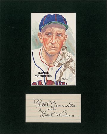 Lot #1245 Rabbit Maranville Signature - Image 1