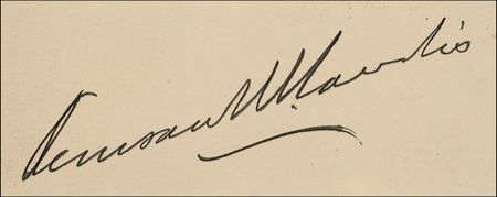 Lot #1212 Kenesaw Mountain Landis Signature - Image 2