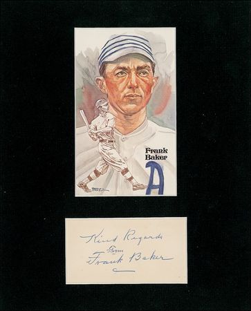 Lot #949 Frank “Home Run” Baker Signature - Image 1